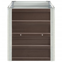Thumbnail for Garten-Hochbeet Verzinkter Stahl 240×40×45 cm Braun
