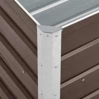 Thumbnail for Garten-Hochbeet Verzinkter Stahl 240×40×45 cm Braun