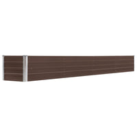 Thumbnail for Garten-Hochbeet Verzinkter Stahl 320×40×45 cm Braun