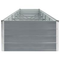 Thumbnail for Garten-Hochbeet Verzinkter Stahl 480x80x45 cm Grau
