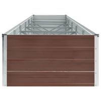 Thumbnail for Garten-Hochbeet Verzinkter Stahl 480x80x45 cm Braun