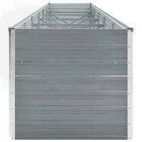 Thumbnail for Garten-Hochbeet Verzinkter Stahl 480x80x77 cm Grau
