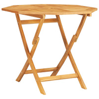 Thumbnail for Klappbarer Gartentisch 85x85x76 cm Teak Massivholz