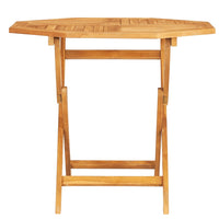 Thumbnail for Klappbarer Gartentisch 85x85x76 cm Teak Massivholz