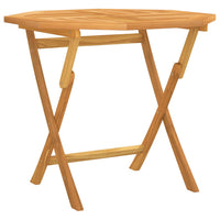 Thumbnail for Klappbarer Gartentisch 85x85x76 cm Teak Massivholz