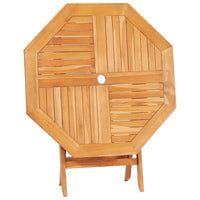 Thumbnail for Klappbarer Gartentisch 85x85x76 cm Teak Massivholz