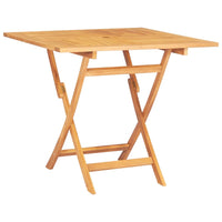 Thumbnail for Gartentisch Klappbar 85x85x76 cm Teak Massivholz