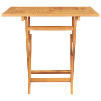 Thumbnail for Gartentisch Klappbar 85x85x76 cm Teak Massivholz
