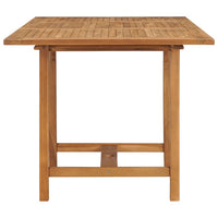 Thumbnail for Gartentisch Ausziehbar (110-160)x80x75 cm Massivholz Teak