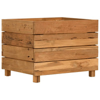 Thumbnail for Hochbeet 50x40x38 cm Teak Altholz und Stahl