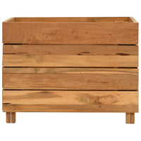 Thumbnail for Hochbeet 50x40x38 cm Teak Altholz und Stahl