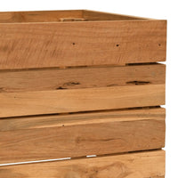 Thumbnail for Hochbeet 50x40x38 cm Teak Altholz und Stahl