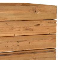 Thumbnail for Hochbeet 100x40x55 cm Teak Altholz und Stahl