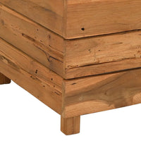 Thumbnail for Hochbeet 50x40x72 cm Teak Altholz und Stahl