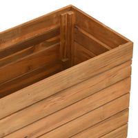 Thumbnail for Hochbeet 100x40x72 cm Teak Altholz und Stahl
