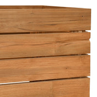 Thumbnail for Hochbeet 100x40x72 cm Teak Altholz und Stahl