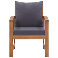 Thumbnail for Garten-Lounge-Set mit Auflagen 4-tlg. Massivholz Akazie