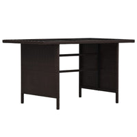 Thumbnail for 3-tlg. Garten-Lounge-Set mit Auflagen Poly Rattan Braun