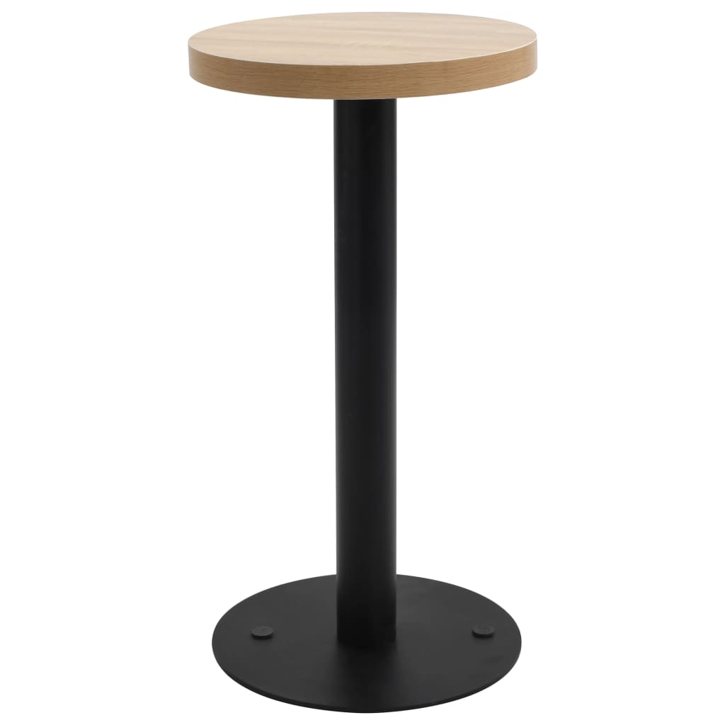 Bistrotisch Hellbraun 40 cm MDF