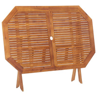 Thumbnail for Gartentisch Klappbar 135x85x75 cm Massivholz Akazie