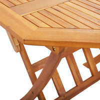 Thumbnail for Gartentisch Klappbar 135x85x75 cm Massivholz Akazie