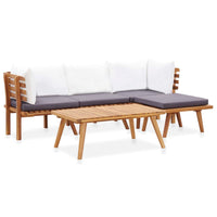 Thumbnail for 5-tlg. Garten-Lounge-Set Massivholz Akazie