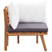 Thumbnail for 5-tlg. Garten-Lounge-Set Massivholz Akazie