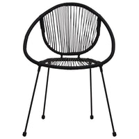 Thumbnail for 3-tlg. Bistro-Set PVC Rattan Schwarz