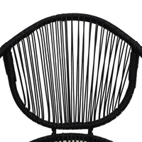 Thumbnail for 3-tlg. Bistro-Set PVC Rattan Schwarz