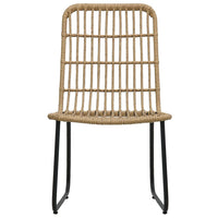 Thumbnail for 3-tlg. Bistro-Set Poly Rattan Eiche