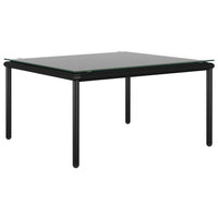 Thumbnail for 6-tlg. Garten-Lounge-Set mit Kissen Schwarz PVC