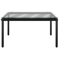 Thumbnail for 5-tlg. Garten-Lounge-Set mit Auflagen Schwarz PVC