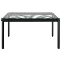Thumbnail for 6-tlg. Garten-Lounge-Set mit Auflagen Schwarz PVC