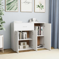 Thumbnail for Sideboard Weiß 88x30x70 cm Holzwerkstoff