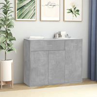 Thumbnail for Sideboard Betongrau 88x30x70 cm Holzwerkstoff