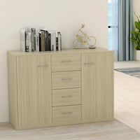 Thumbnail for Sideboard Sonoma-Eiche 88x30x65 cm Holzwerkstoff