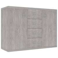 Thumbnail for Sideboard Betongrau 88x30x65 cm Holzwerkstoff