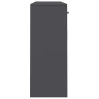 Thumbnail for Sideboard Grau 110x30x75 cm Holzwerkstoff