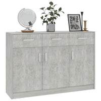 Thumbnail for Sideboard Betongrau 110x30x75 cm Holzwerkstoff
