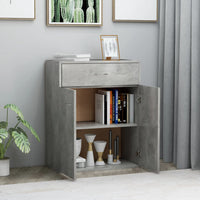 Thumbnail for Sideboard Betongrau 60x30x75 cm Holzwerkstoff