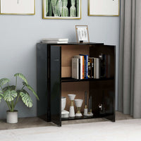 Thumbnail for Sideboard Schwarz 60x30x75 cm Holzwerkstoff