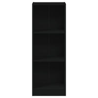 Thumbnail for Bücherregal 3 Fächer Schwarz 40x24x109 cm Holzwerkstoff