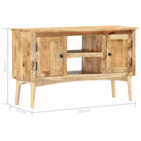 Thumbnail for Sideboard 100 x 35 x 60 cm Massivholz Mango