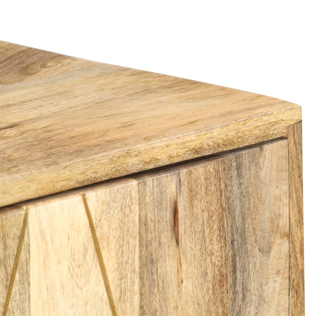 Sideboard 118x30x75 cm Massivholz Mango