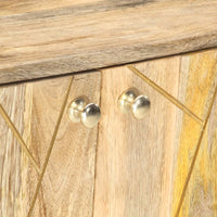 Thumbnail for Sideboard 118x30x75 cm Massivholz Mango