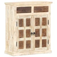 Thumbnail for Sideboard Weiß 65 x 30 x 75 cm Massivholz Mango