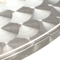 Thumbnail for Gartentisch Silbern 80x70 cm Aluminium
