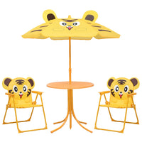 Thumbnail for 3-tlg. Garten-Bistro-Set für Kinder mit Sonnenschirm Gelb