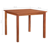 Thumbnail for Gartentisch 85x85x74 cm Massivholz Akazie