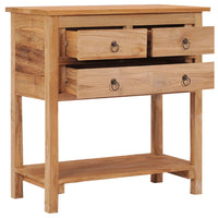 Thumbnail for Sideboard 78x35x80 cm Massivholz Teak